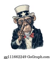 monkey-uncle-sam-with-raised-middle-vector-illustration_gg111662249.jpg